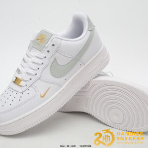Giày Nike Air Force 1 Low White Grey Gold (5)