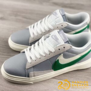 Giày Nike Blazer Low X Sacai Grey Green (1)