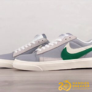 Giày Nike Blazer Low X Sacai Grey Green (3)