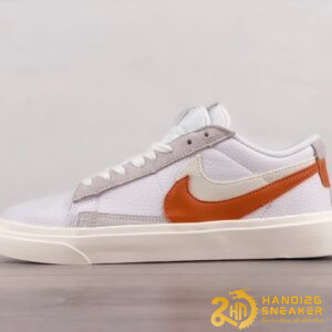Giày Nike Blazer Low X Sacai White Orange Grey