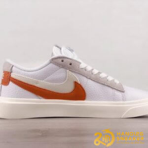 Giày Nike Blazer Low X Sacai White Orange Grey (4)