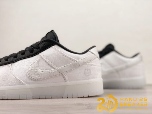 Giày Nike Dunk Low CLOT Fragment White (3)