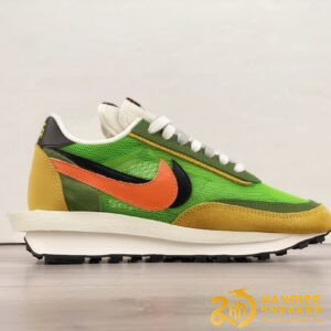 Giày Nike LD Waffle Sacai Green Gusto (5)