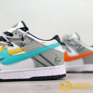 Giày Nike SB Dunk Low Multi Swoosh Gray (2)