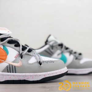 Giày Nike SB Dunk Low Multi Swoosh Gray (5)