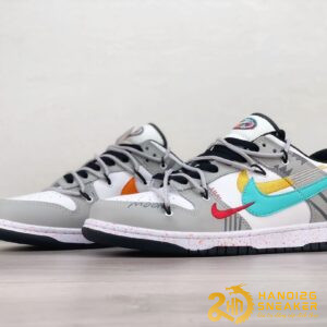 Giày Nike SB Dunk Low Multi Swoosh Gray (6)