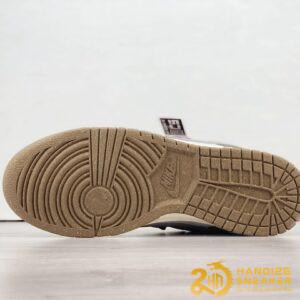 Giày SB Dunk Low 85 Double Swoosh Brown Red (8)