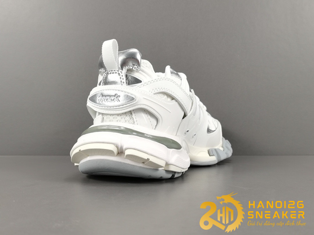 Balenciaga Track3 Destroyedeffect Mesh And Nylon Trainers In White   ModeSens