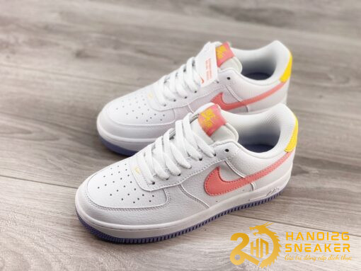 Giày Nike AF1 Low Coral Chalk Laser Orange (1)