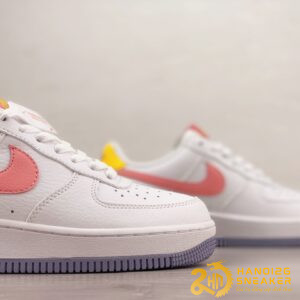 Giày Nike AF1 Low Coral Chalk Laser Orange (8)