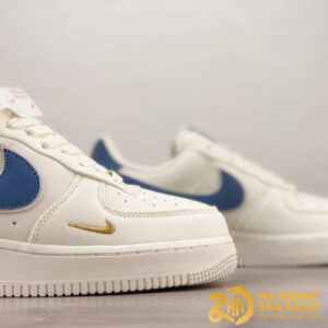 Giày Nike Air Force 1 Beige Blue Metallic Gold (3)
