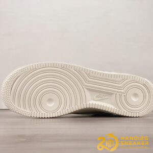 Giày Nike Air Force 1 Beige Blue Metallic Gold (4)