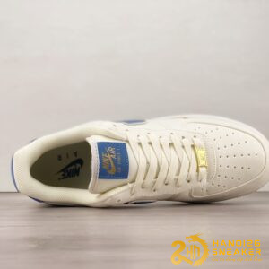 Giày Nike Air Force 1 Beige Blue Metallic Gold (5)