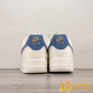 Giày Nike Air Force 1 Beige Blue Metallic Gold (7)