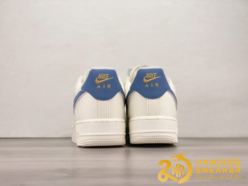 Giày Nike Air Force 1 Beige Blue Metallic Gold (7)