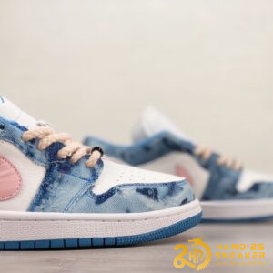 Giày Nike Air Jordan 1 Low GS Washed Denim (2)