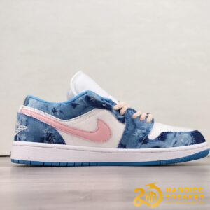 Giày Nike Air Jordan 1 Low GS Washed Denim (8)