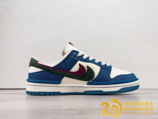Giày Nike SB Dunk Low Denim Blue Green Purple (4)