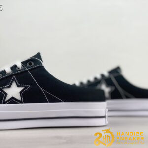 Giày Converse One Star Vintage Suede Black Low (2)
