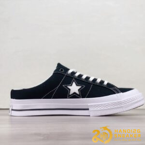 Giày Converse One Star Vintage Suede Black Low (8)
