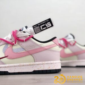 Giày Nike Dunk Low Three Hook Straps Beige Pink (6)
