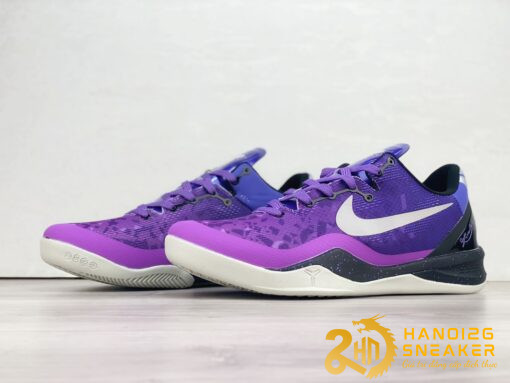 Giày Nike Kobe 8 Playoffs Purple Platinum (4)
