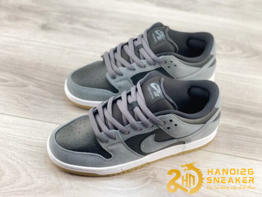 Giày Nike SB Dunk Low Dark Grey Black Gum (1)