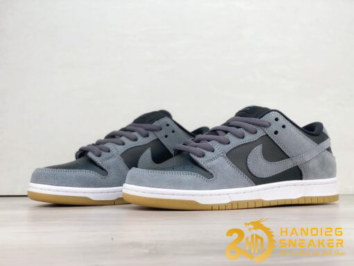 Giày Nike SB Dunk Low Dark Grey Black Gum (8)