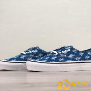 Giày Vans Authentic SUPREME Blue Hole Punch Denim (2)