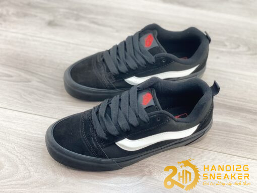 Giày Vans Knu Skool Chunky Black Suede (1)