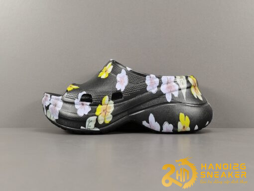 Dép Crocs X Balenciaga Wmns Pool Slide Sandal 'Floral' (1)