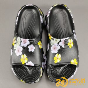 Dép Crocs X Balenciaga Wmns Pool Slide Sandal 'Floral' (6)