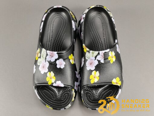 Dép Crocs X Balenciaga Wmns Pool Slide Sandal 'Floral' (6)