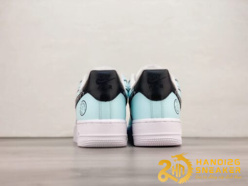 Giày Nike Air Force 1 07 Blue Black Grey (5)