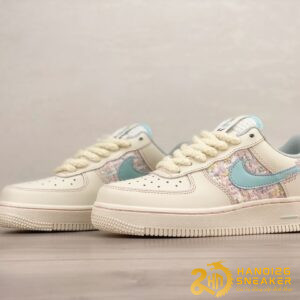 Giày Nike Air Force 1 07 Low Just Do It Off White Pink Blue FJ7740 013 (4)