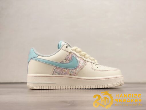 Giày Nike Air Force 1 07 Low Just Do It Off White Pink Blue FJ7740 013 (5)
