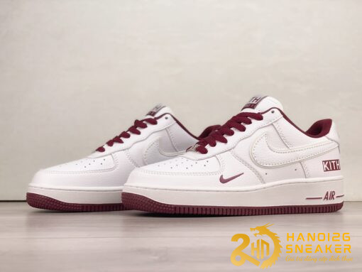 Giày Nike Air Force 1 07 Low Kith Dark Red (7)
