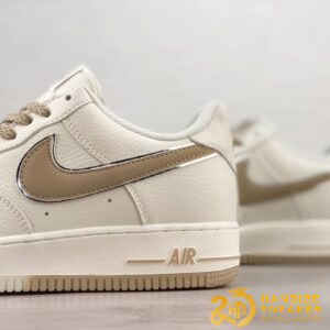 Giày Nike Air Force 1 07 Off White Gold Silver (7)