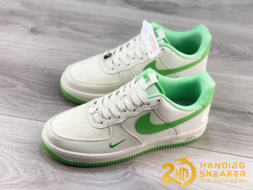 Giày Nike Air Force 1 Low Bape White Green (1)