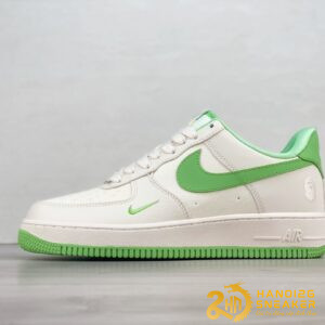 Giày Nike Air Force 1 Low Bape White Green