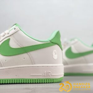 Giày Nike Air Force 1 Low Bape White Green (6)