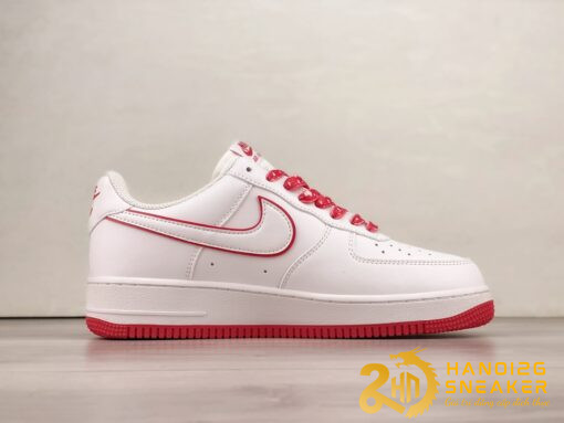 Giày Nike Air Force 1 White Picante Red (1)