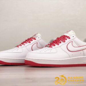 Giày Nike Air Force 1 White Picante Red (8)