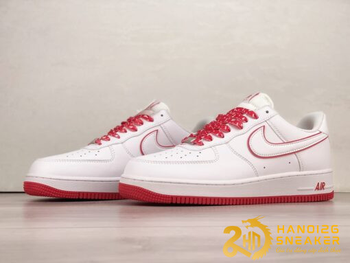 Giày Nike Air Force 1 White Picante Red (8)