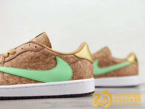 Giày Jordan 1 Low Travis Scott Natural Yellow (4)