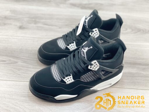 Giày Nike Jordan 4 Retro Military Black (1)