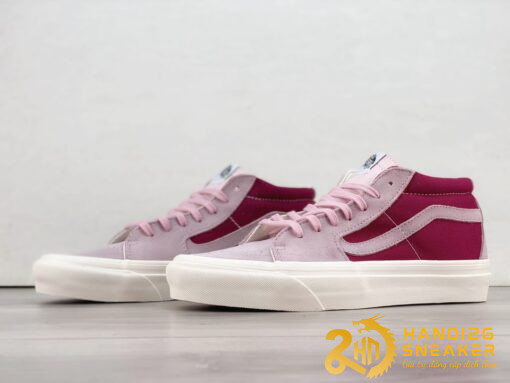 Giày Vans Vault OG SK8 Mid Tri Tone Rose Pink (8)