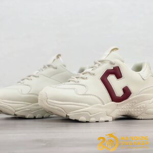 Giày MLB Big Ball Chunky Beige Red (6)