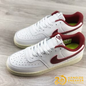 Giày Nike Court Vision Low White Red Gold (1)