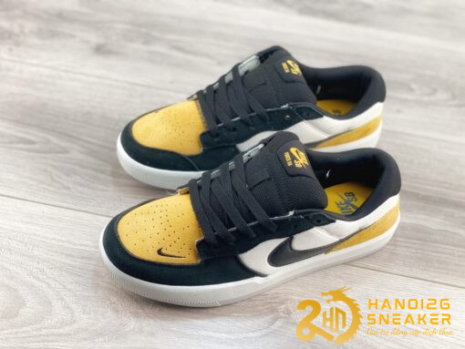 Giày Nike SB Force 58 University Gold White (1)